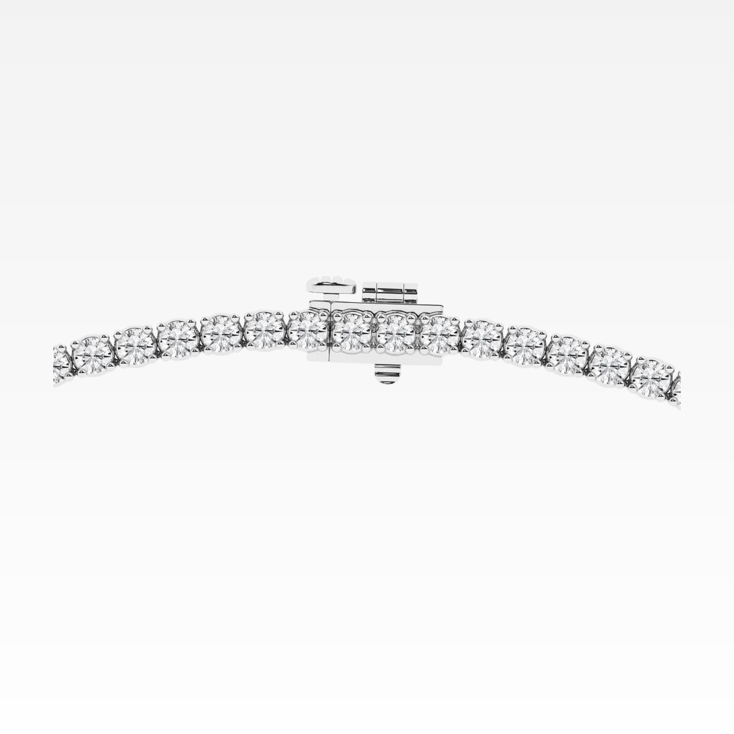 Graduated Tennis Necklace 17"