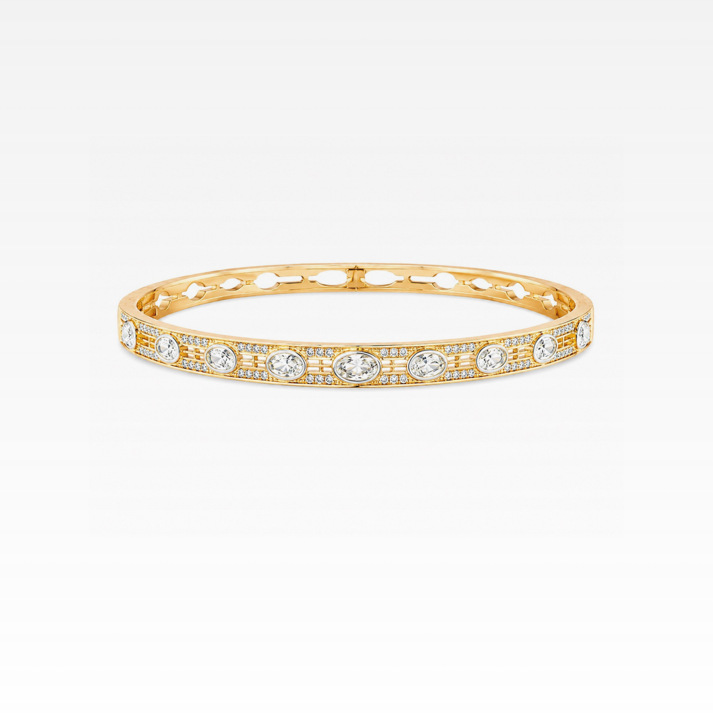 Marquise Diamond Diamond Bangle