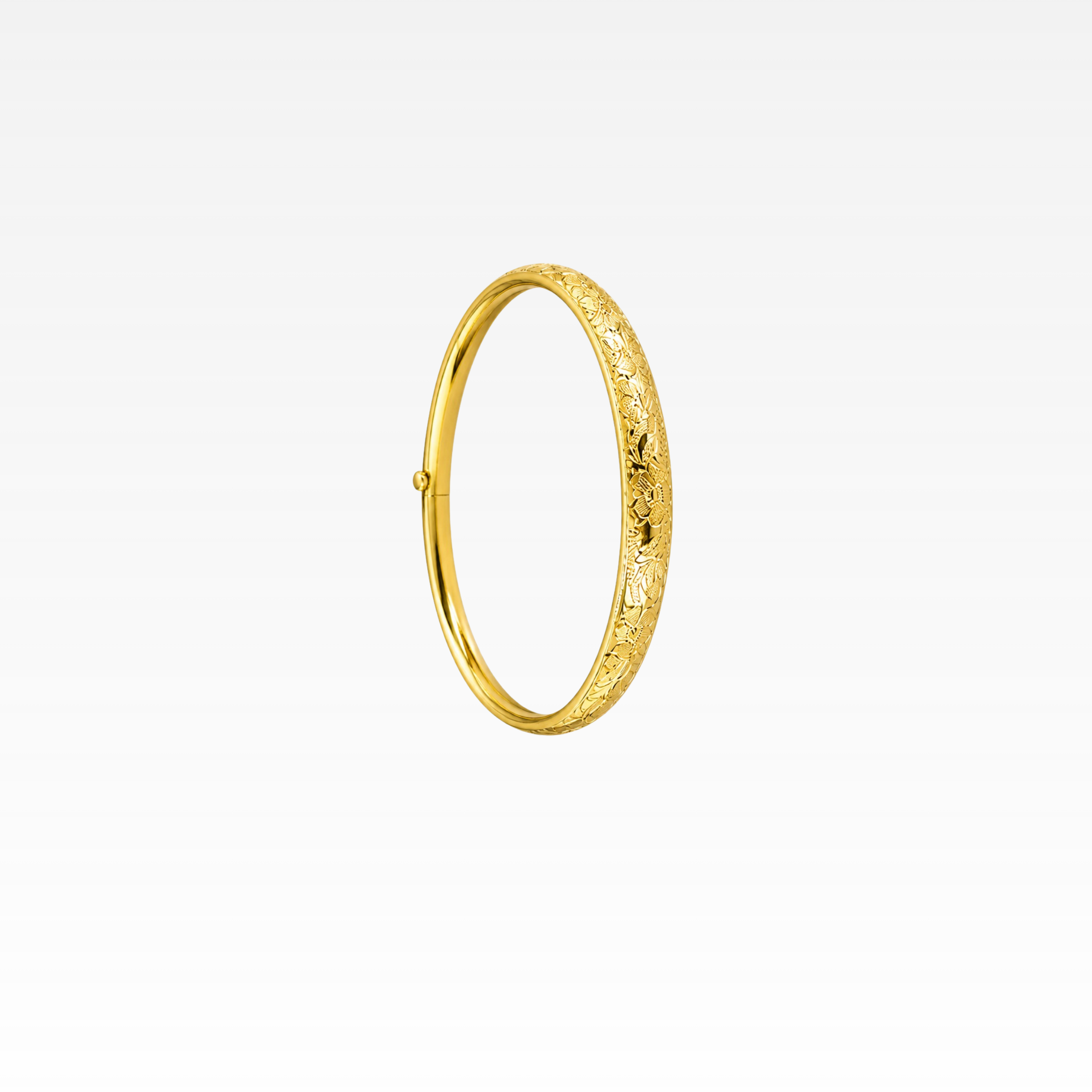 8mm Flower Filagree Bangle