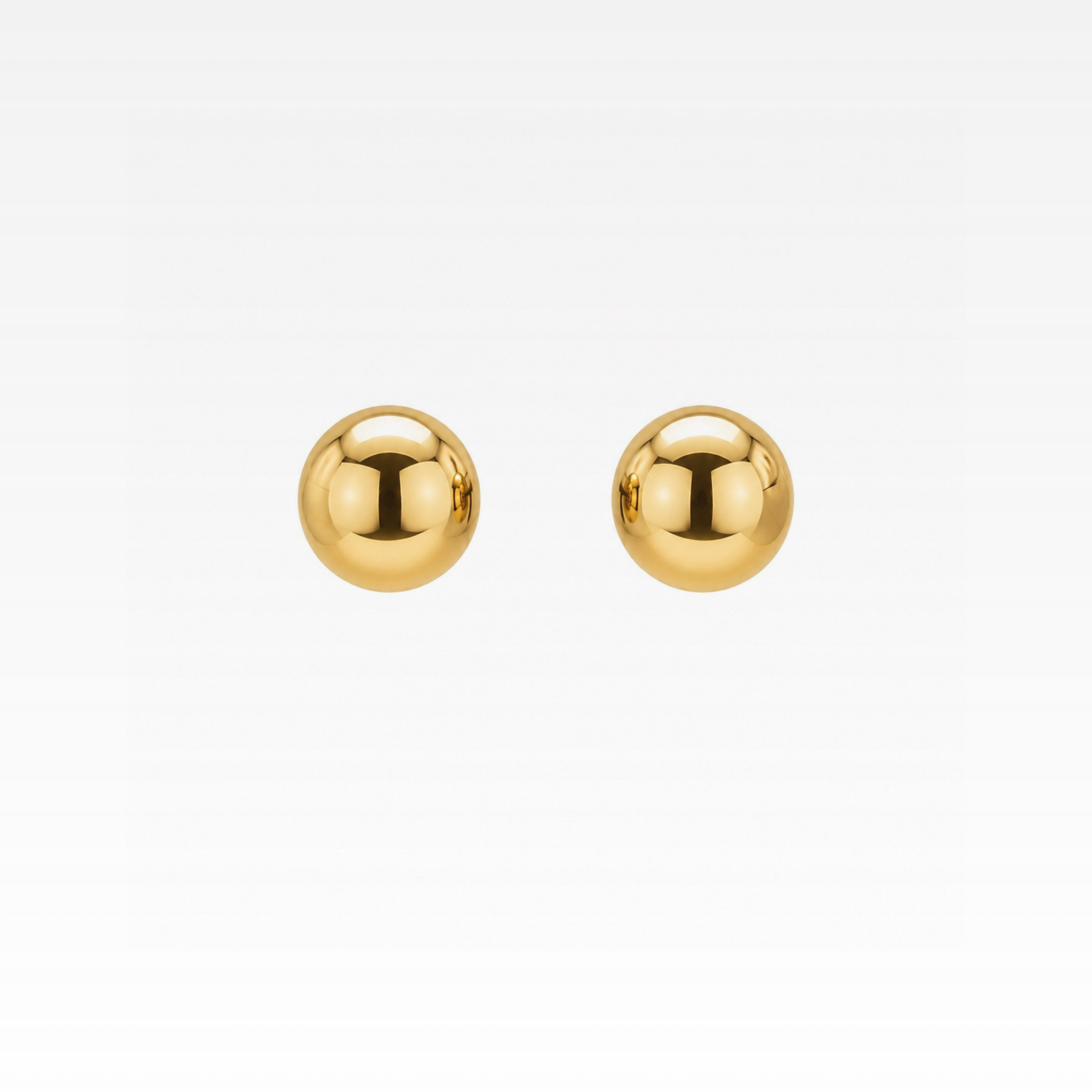 Gold Bubble Earrings