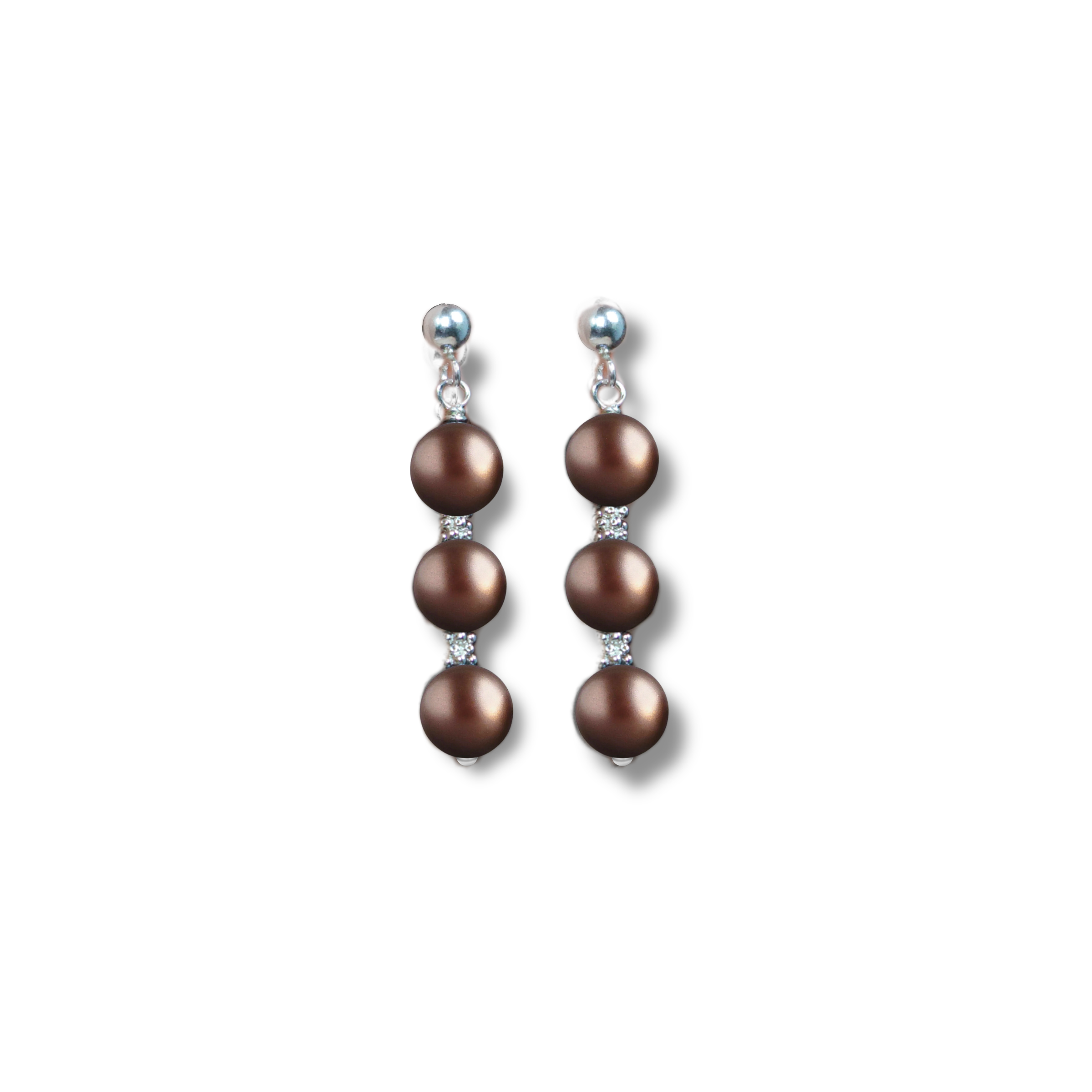 Chocolate Pearl Earrings