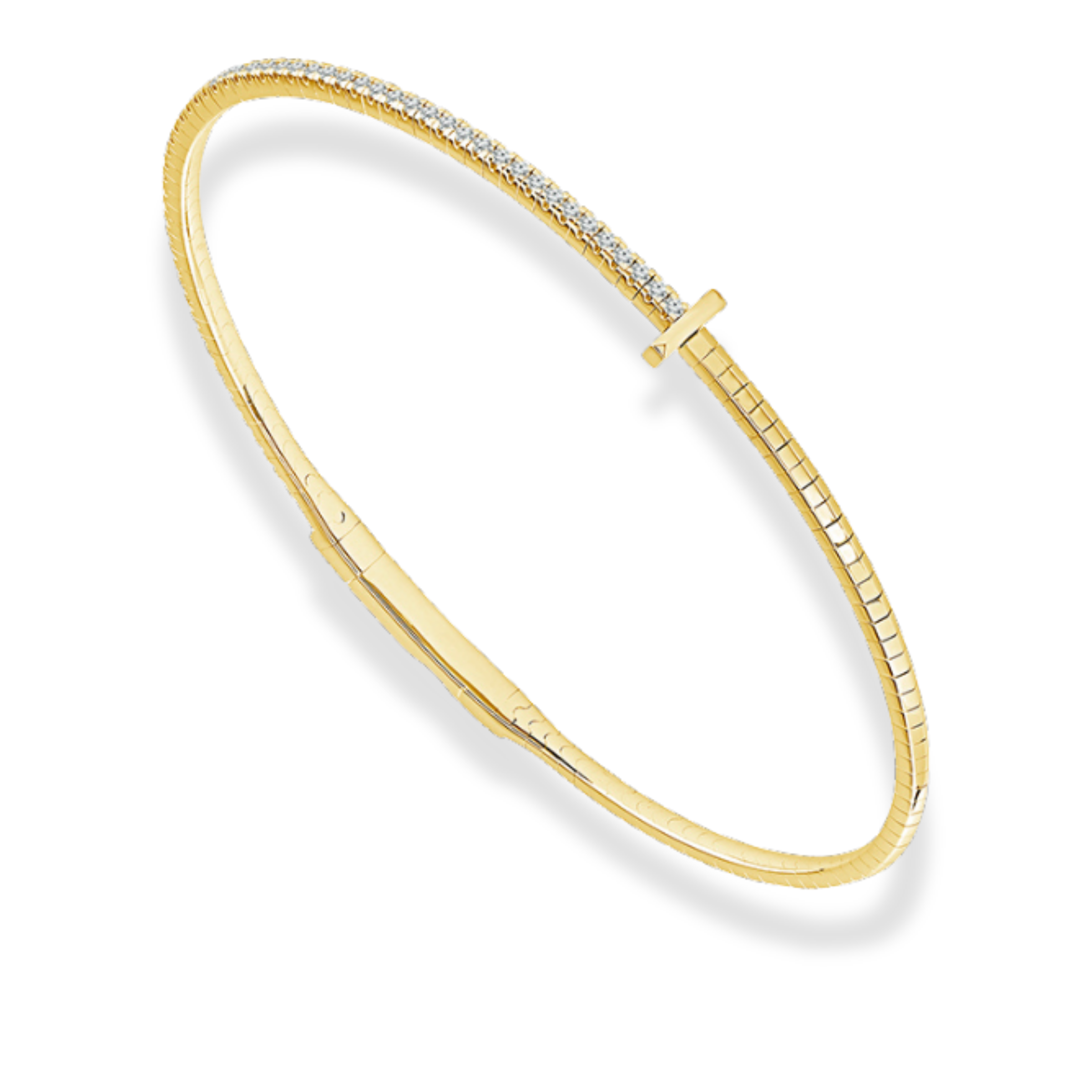 " T " Flexible Diamond Bracelet
