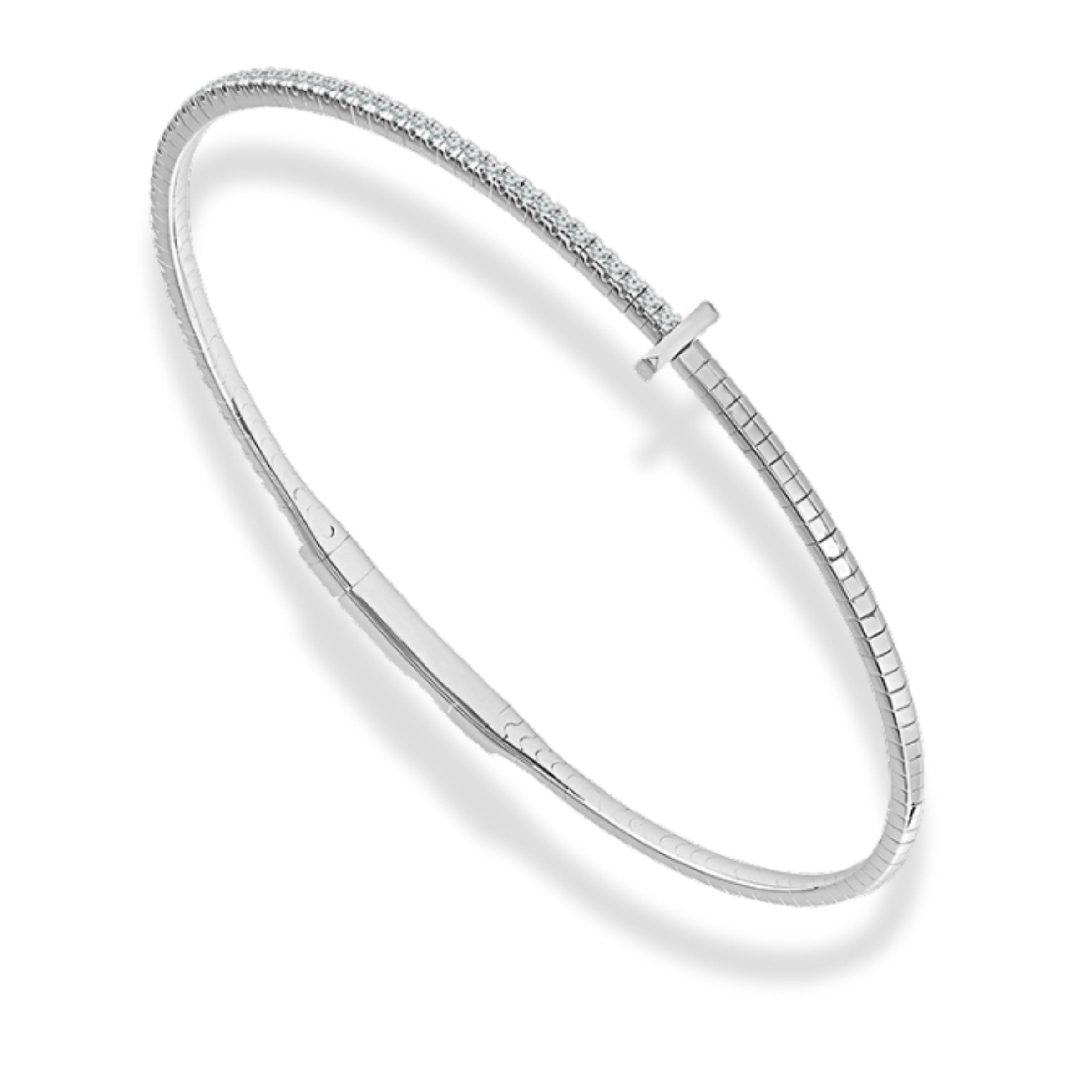 T Flexible Diamond Bracelet