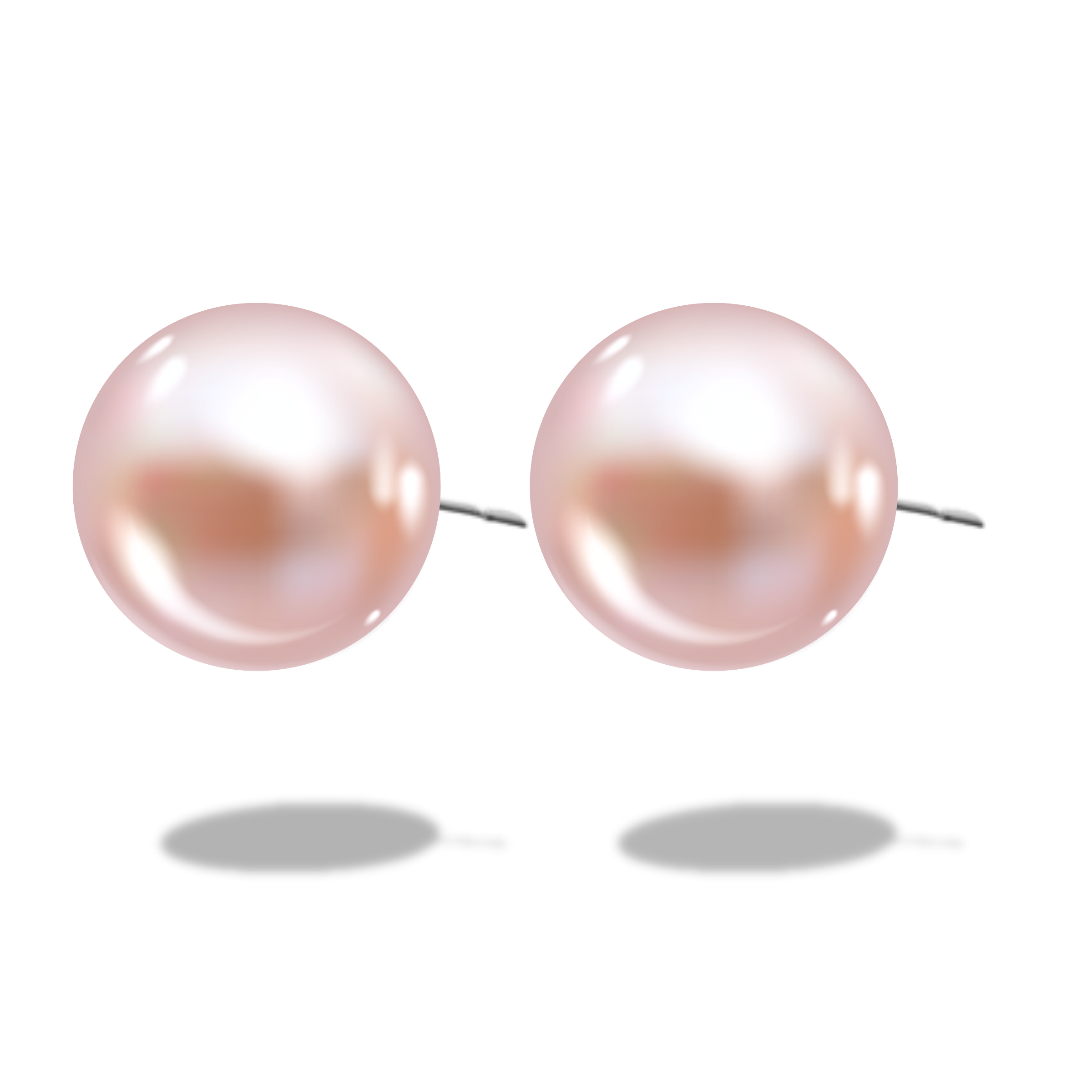 Pink Pearl Earrings | 5MM