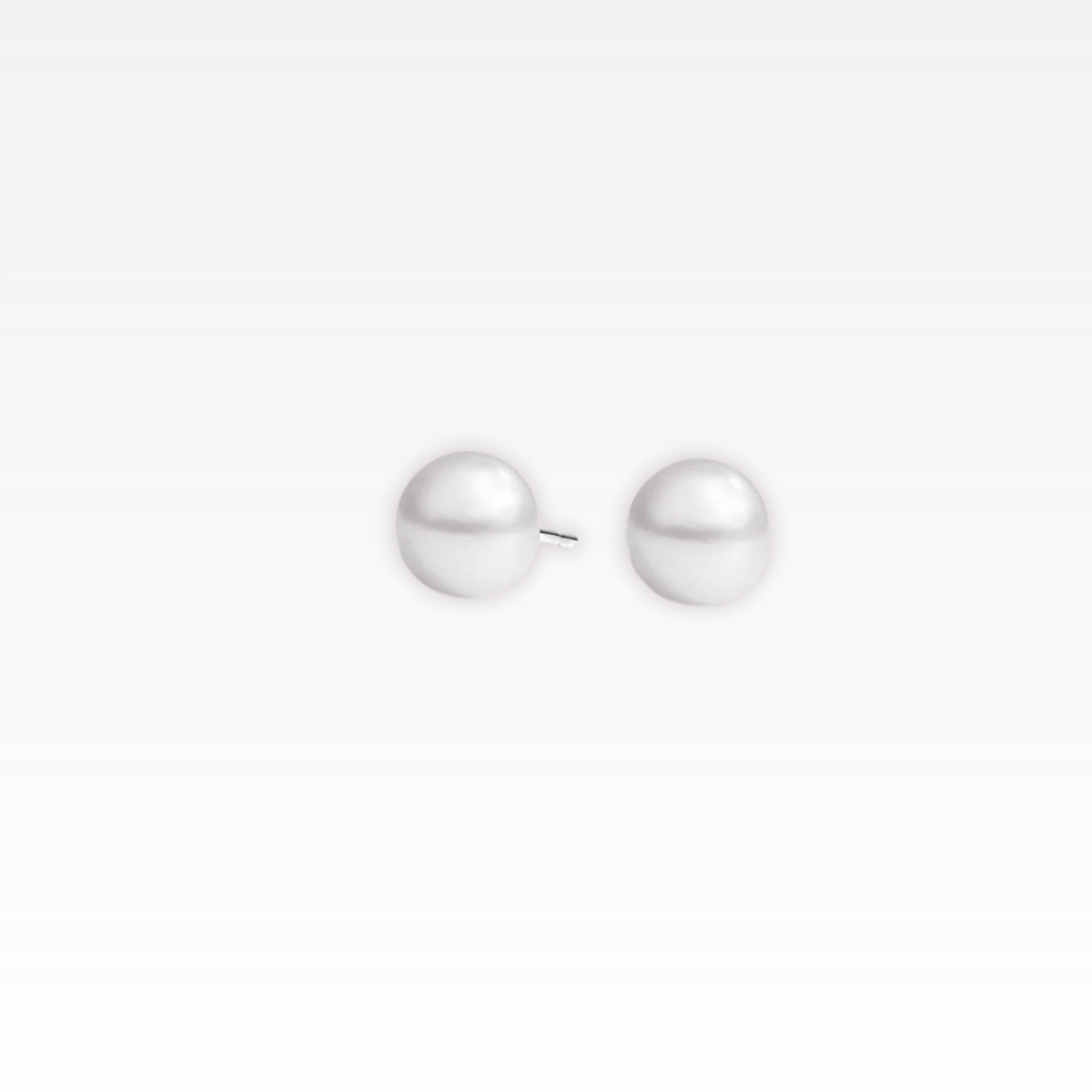 White Pearl Earrings | 6MM