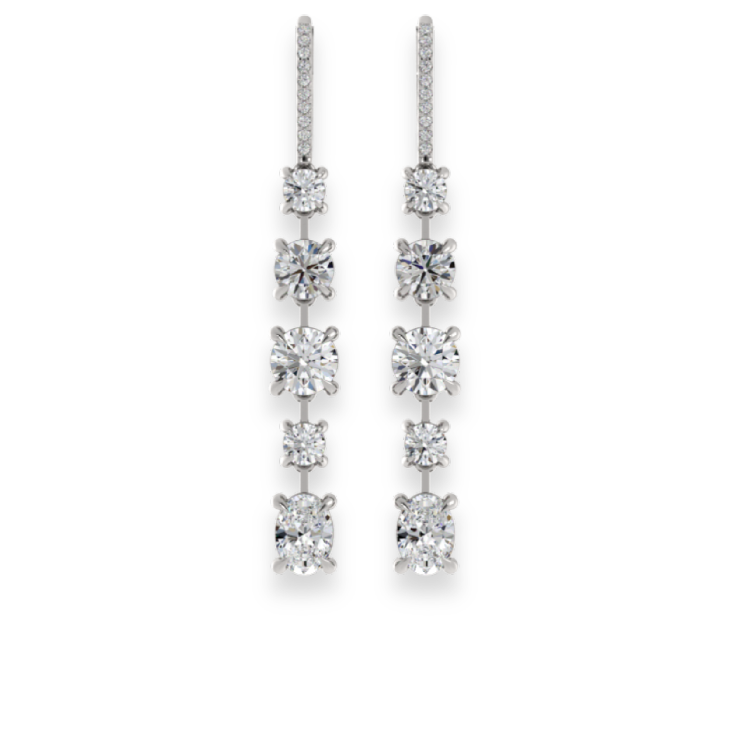 Diamond Drop Earrings