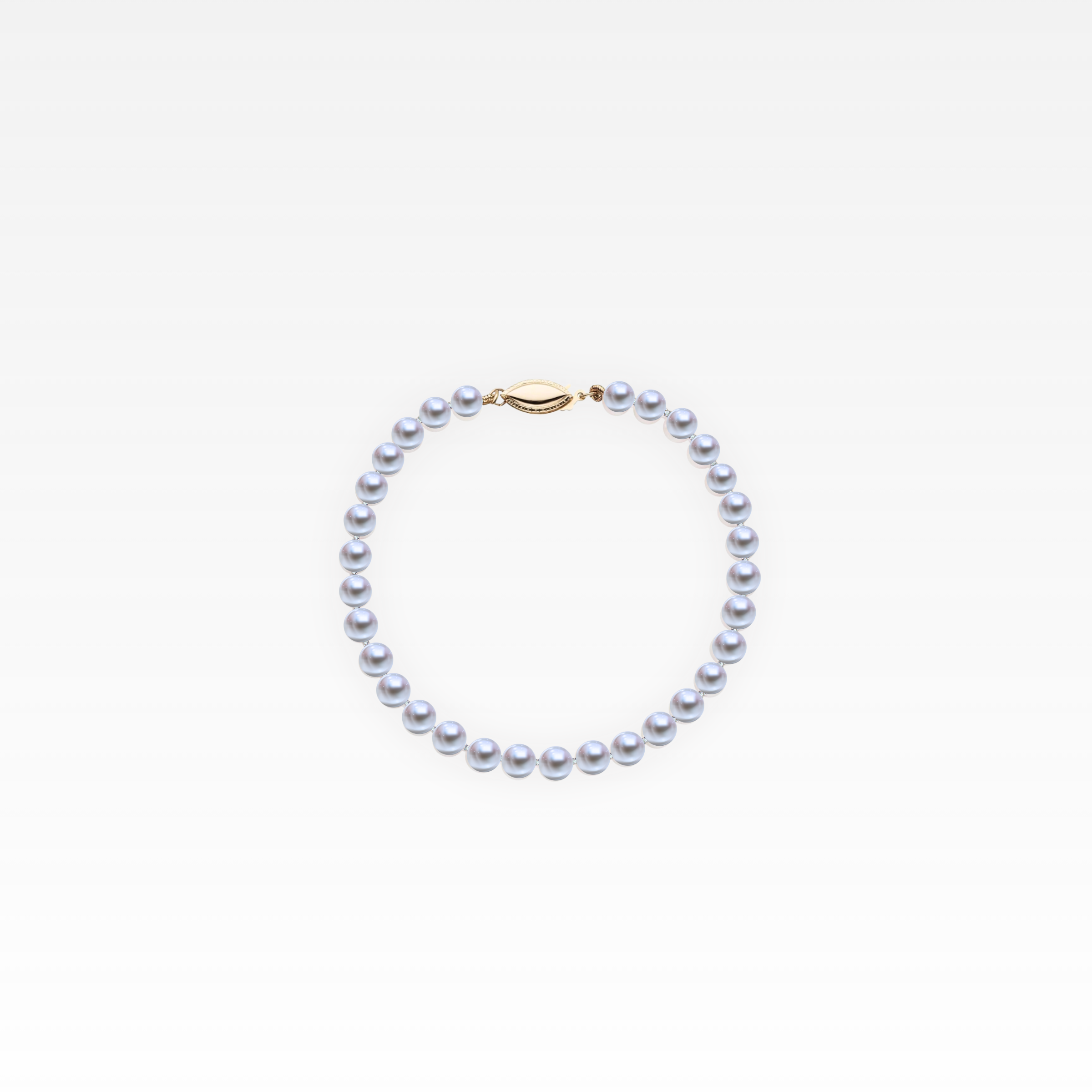 Grey-Blue Pearl Bracelet