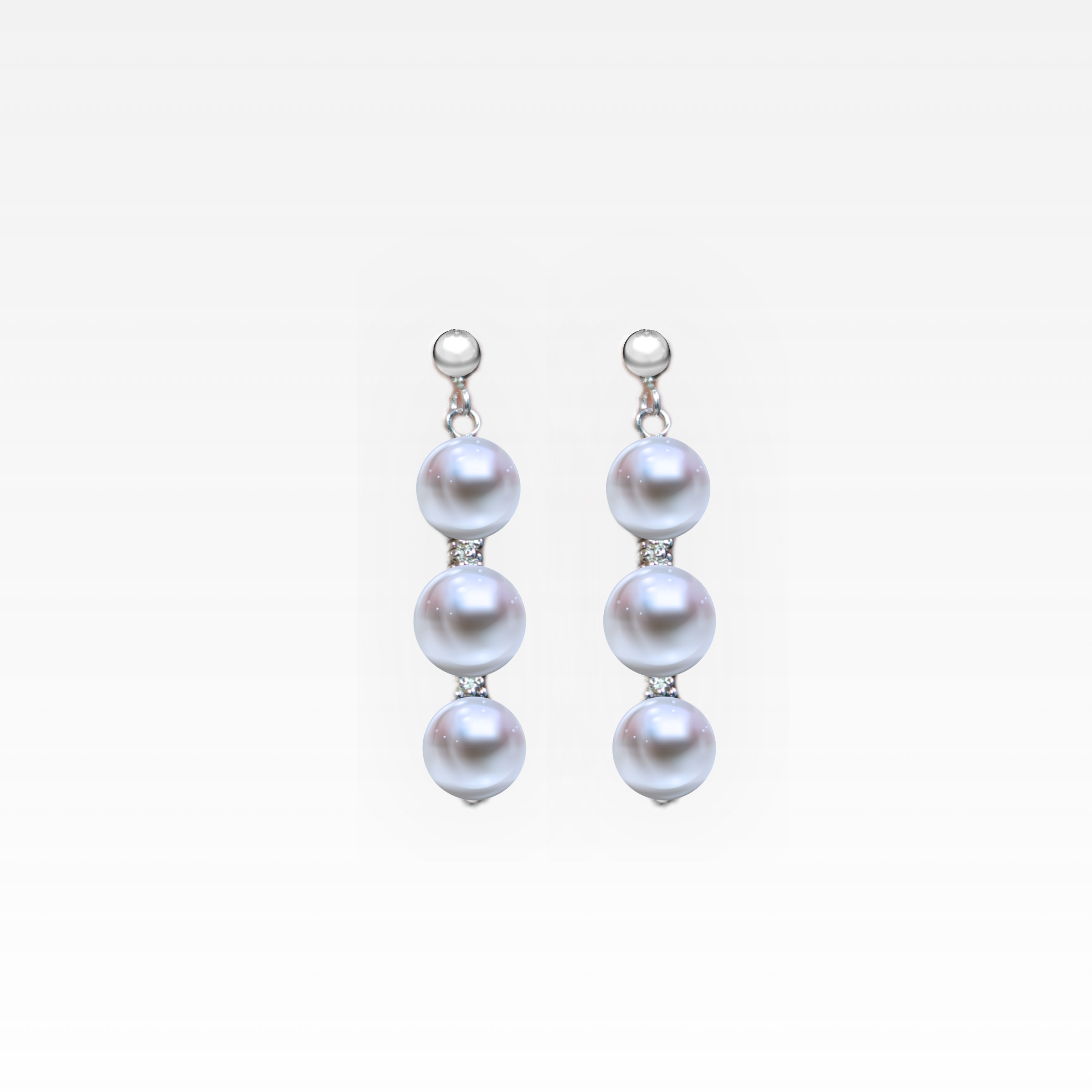 Grey-Blue Earrings