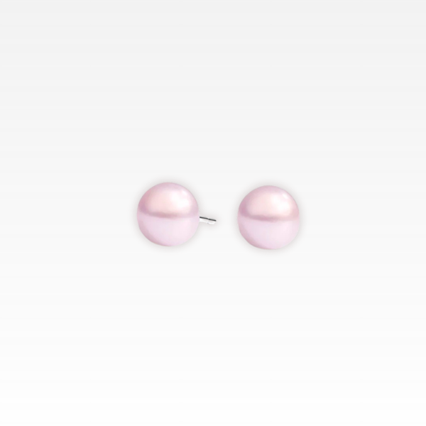 Pink Pearl Earrings | 5mm