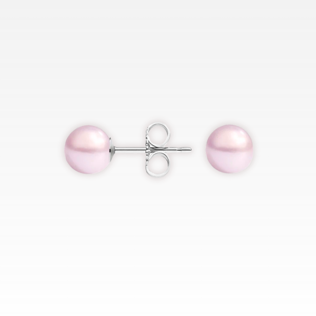 Pink Pearl Earrings | 6MM