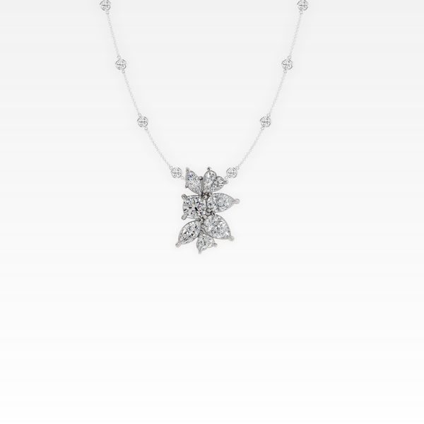 Multi-Shaped Diamond Necklace