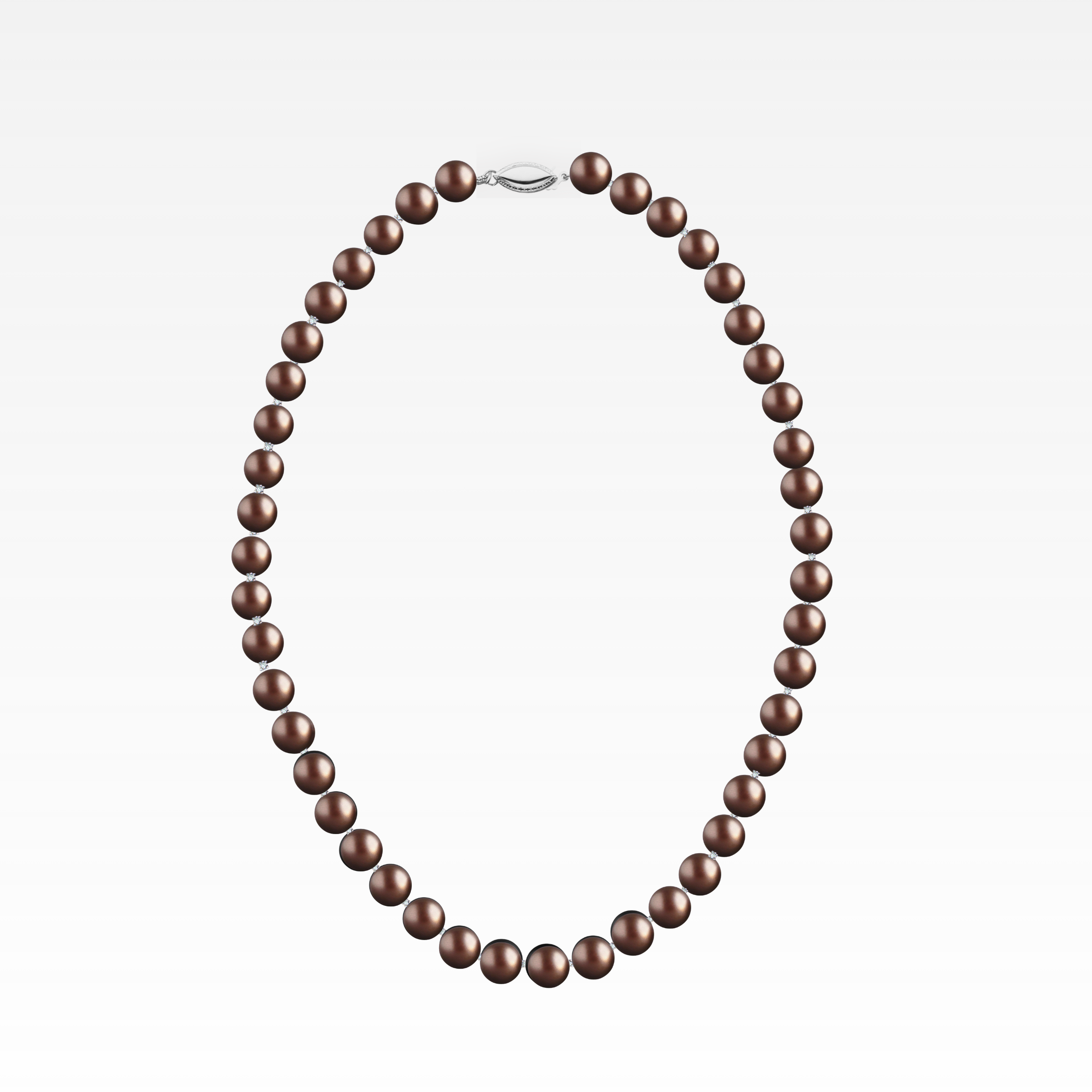 Chocolate Pearl Necklace